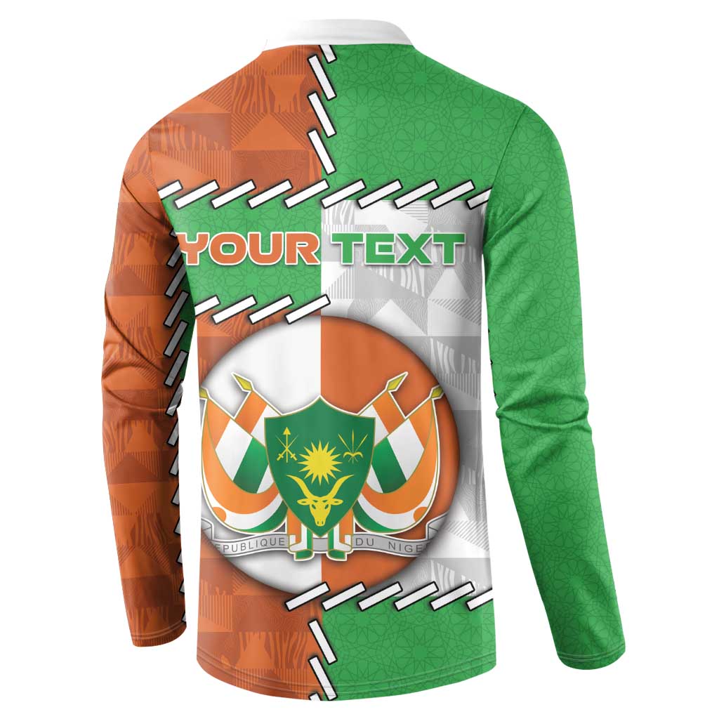Personalized Niger Button Sweatshirt Dama Gazelle Waving Flag Funny Style