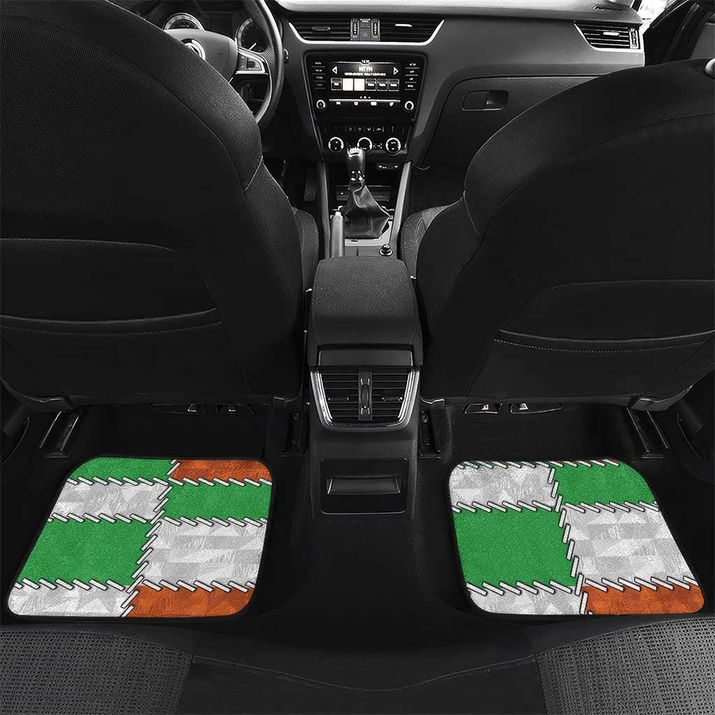 Personalized Niger Car Mats Dama Gazelle Waving Flag Funny Style