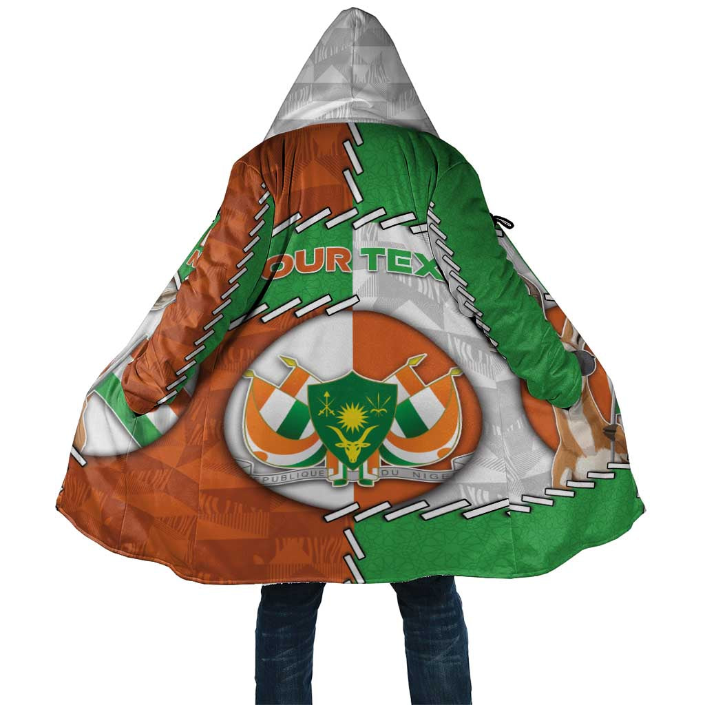 Personalized Niger Cloak Dama Gazelle Waving Flag Funny Style