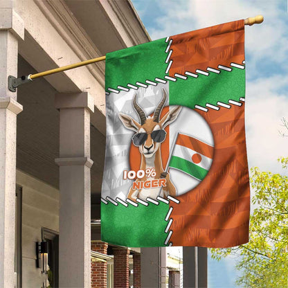 Niger Garden Flag Dama Gazelle Waving Flag Funny Style