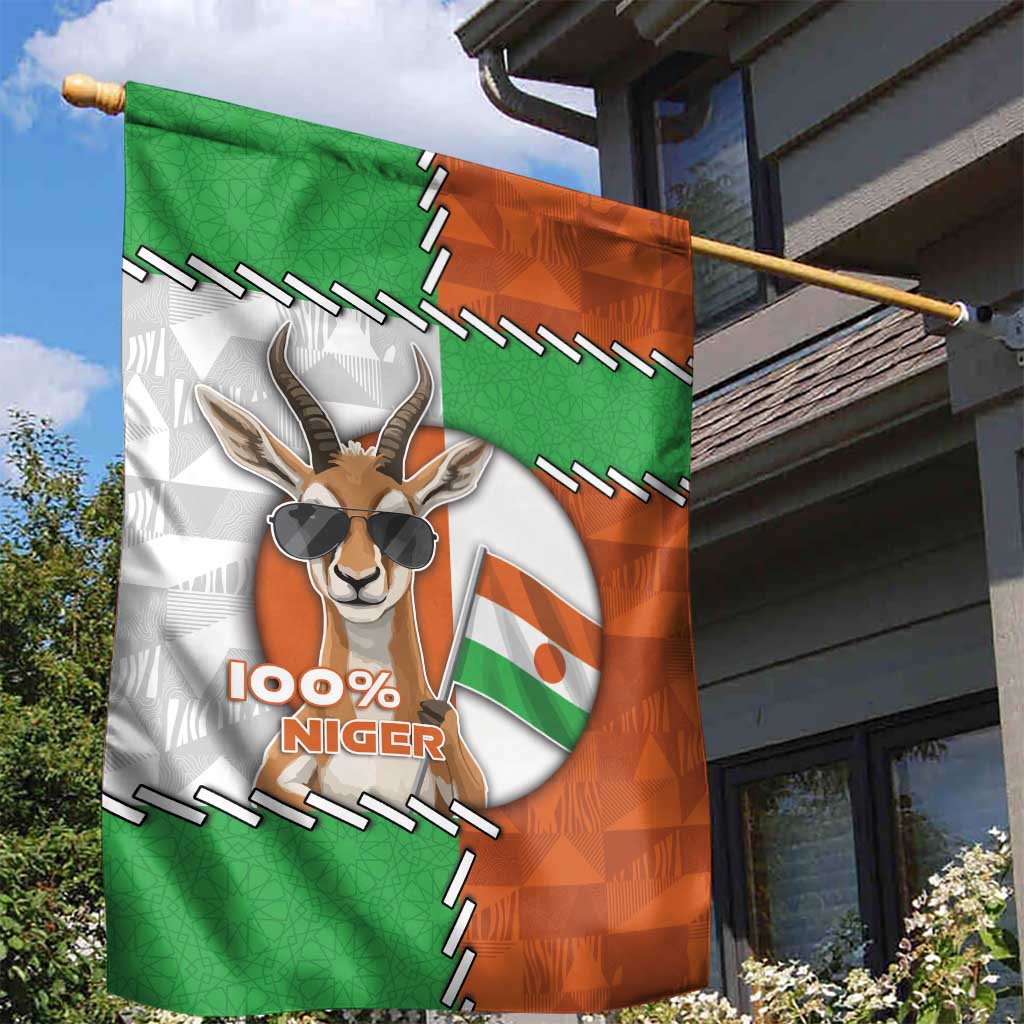 Niger Garden Flag Dama Gazelle Waving Flag Funny Style