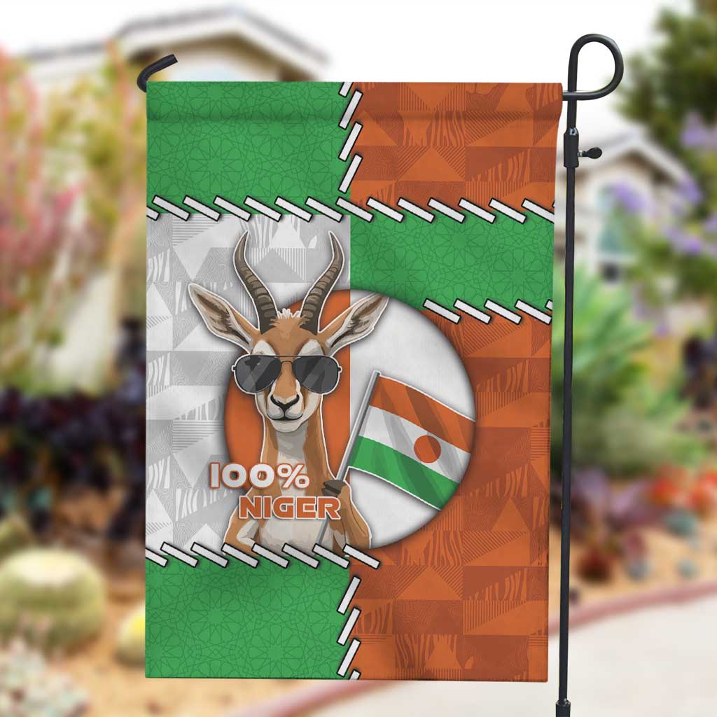 Niger Garden Flag Dama Gazelle Waving Flag Funny Style