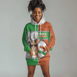 Personalized Niger Hoodie Dress Dama Gazelle Waving Flag Funny Style