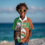 Personalized Niger Kid Hawaiian Shirt Dama Gazelle Waving Flag Funny Style