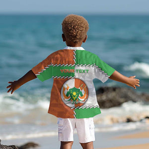 Personalized Niger Kid Hawaiian Shirt Dama Gazelle Waving Flag Funny Style