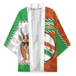 Personalized Niger Kimono Dama Gazelle Waving Flag Funny Style