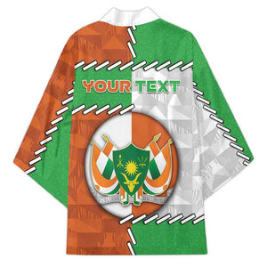 Personalized Niger Kimono Dama Gazelle Waving Flag Funny Style