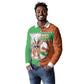 Personalized Niger Long Sleeve Polo Shirt Dama Gazelle Waving Flag Funny Style