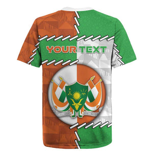 Personalized Niger Rugby Jersey Dama Gazelle Waving Flag Funny Style
