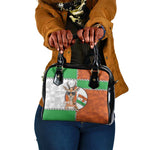 Niger Shoulder Handbag Dama Gazelle Waving Flag Funny Style