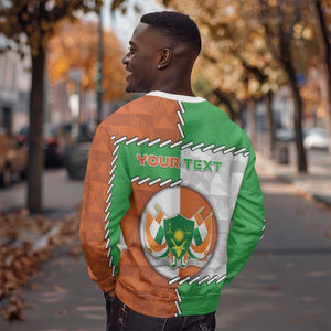 Personalized Niger Sweatshirt Dama Gazelle Waving Flag Funny Style