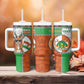 Personalized Niger Tumbler With Handle Dama Gazelle Waving Flag Funny Style