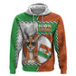 Personalized Niger Zip Hoodie Dama Gazelle Waving Flag Funny Style