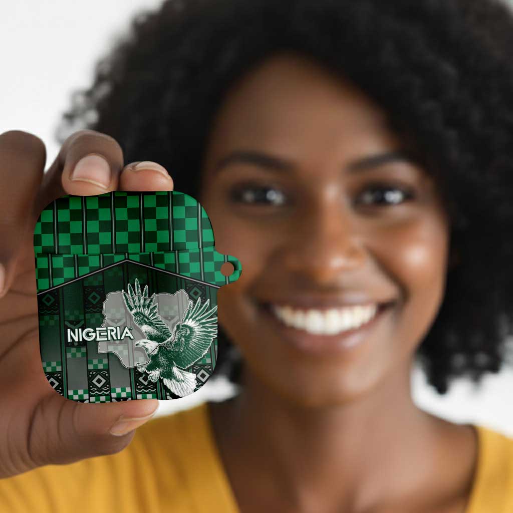 Nigeria AirPods Case Eagle With Tribal Patterns