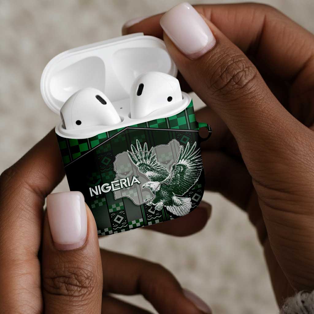 Nigeria AirPods Case Eagle With Tribal Patterns