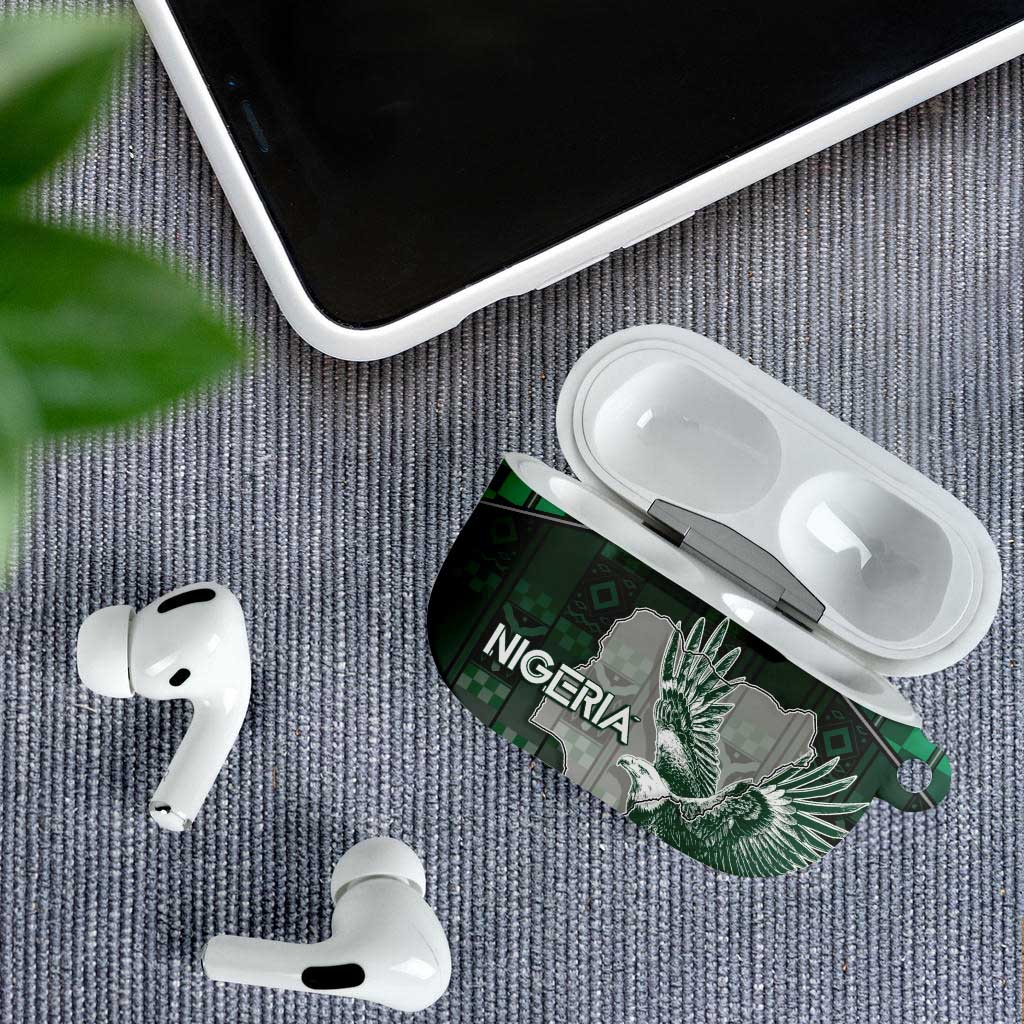 Nigeria AirPods Case Eagle With Tribal Patterns