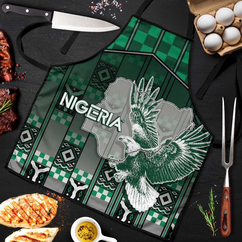 Nigeria Apron Eagle With Tribal Patterns