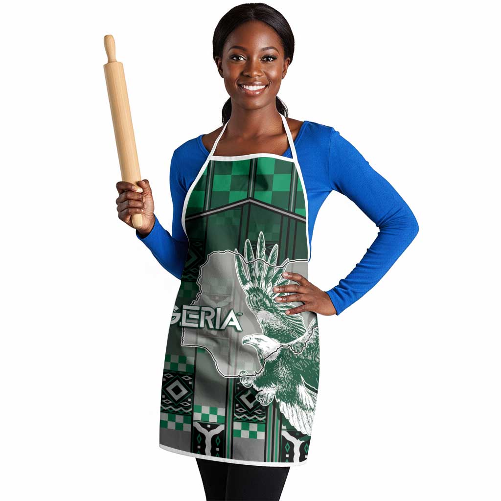 Nigeria Apron Eagle With Tribal Patterns