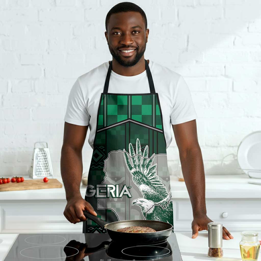 Nigeria Apron Eagle With Tribal Patterns
