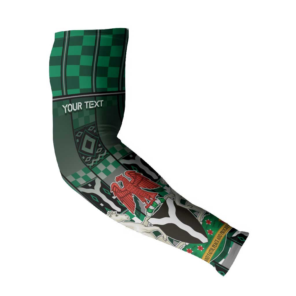 Personalized Nigeria Arm Sleeves Eagle With Tribal Patterns