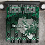 Nigeria Bedding Set Eagle With Tribal Patterns