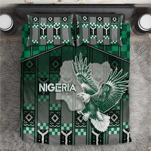 Nigeria Bedding Set Eagle With Tribal Patterns