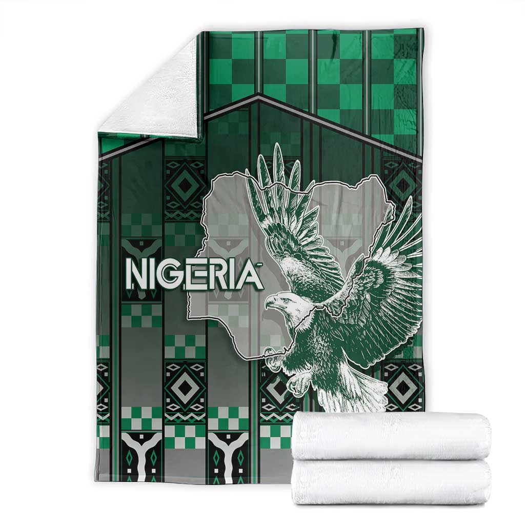 Nigeria Blanket Eagle With Tribal Patterns