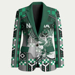 Personalized Nigeria Blazer Eagle With Tribal Patterns