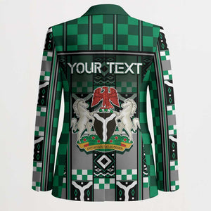 Personalized Nigeria Blazer Eagle With Tribal Patterns