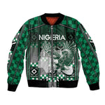 Personalized Nigeria Bomber Jacket Eagle With Tribal Patterns