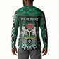 Personalized Nigeria Button Sweatshirt Eagle With Tribal Patterns