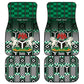 Personalized Nigeria Car Mats Eagle With Tribal Patterns