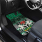 Personalized Nigeria Car Mats Eagle With Tribal Patterns