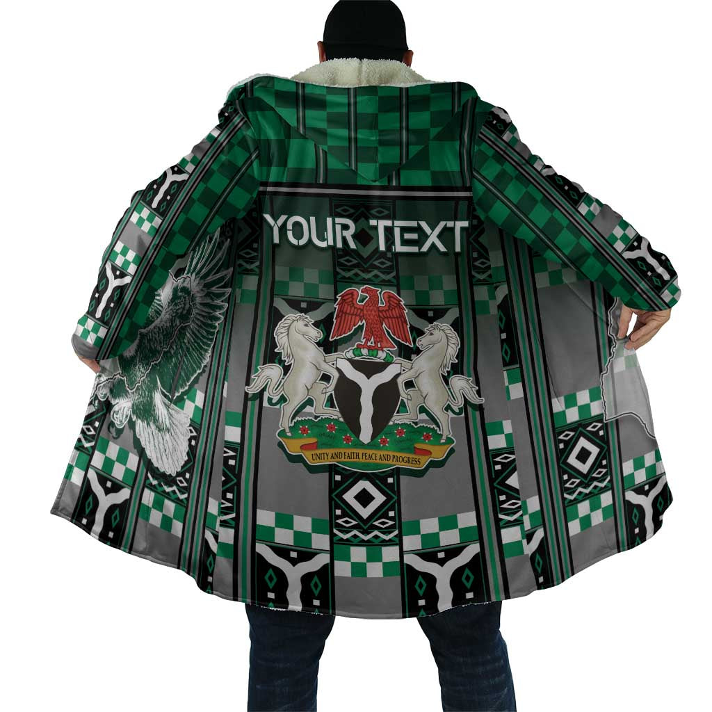 Personalized Nigeria Cloak Eagle With Tribal Patterns