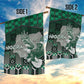 Nigeria Garden Flag Eagle With Tribal Patterns
