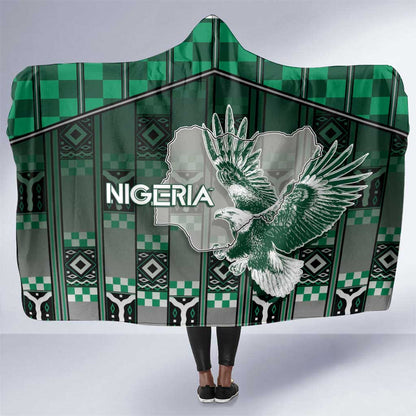Nigeria Hooded Blanket Eagle With Tribal Patterns