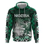 Personalized Nigeria Hoodie Eagle With Tribal Patterns