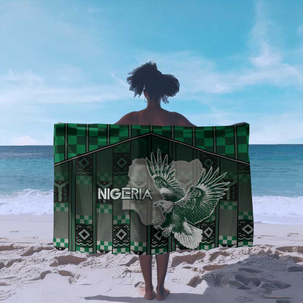 Nigeria Sarong Eagle With Tribal Patterns