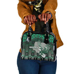 Nigeria Shoulder Handbag Eagle With Tribal Patterns