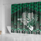 Nigeria Shower Curtain Eagle With Tribal Patterns