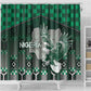 Nigeria Shower Curtain Eagle With Tribal Patterns