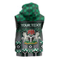 Personalized Nigeria Sleeveless Hoodie Eagle With Tribal Patterns