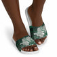 Nigeria Slide Sandals Eagle With Tribal Patterns