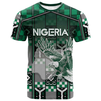 Personalized Nigeria T shirt Eagle With Tribal Patterns