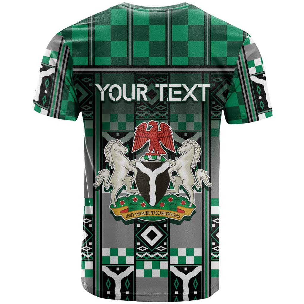 Personalized Nigeria T shirt Eagle With Tribal Patterns