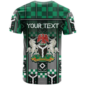 Personalized Nigeria T shirt Eagle With Tribal Patterns