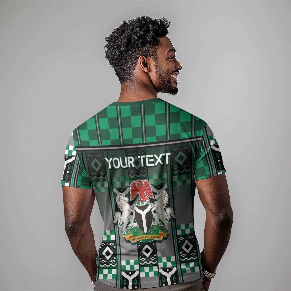 Personalized Nigeria T shirt Eagle With Tribal Patterns