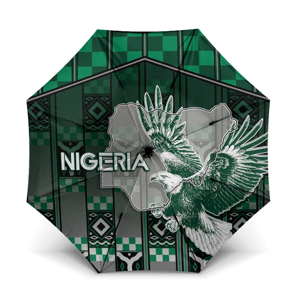 Nigeria Umbrella Eagle With Tribal Patterns