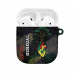 Senegal AirPods Case Heart Baobab Art Grunge Style