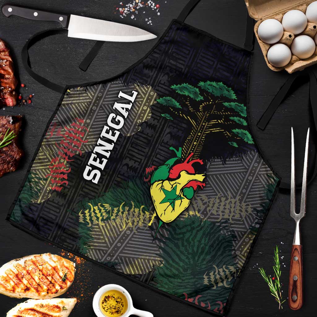 Senegal Apron Heart Baobab Art Grunge Style